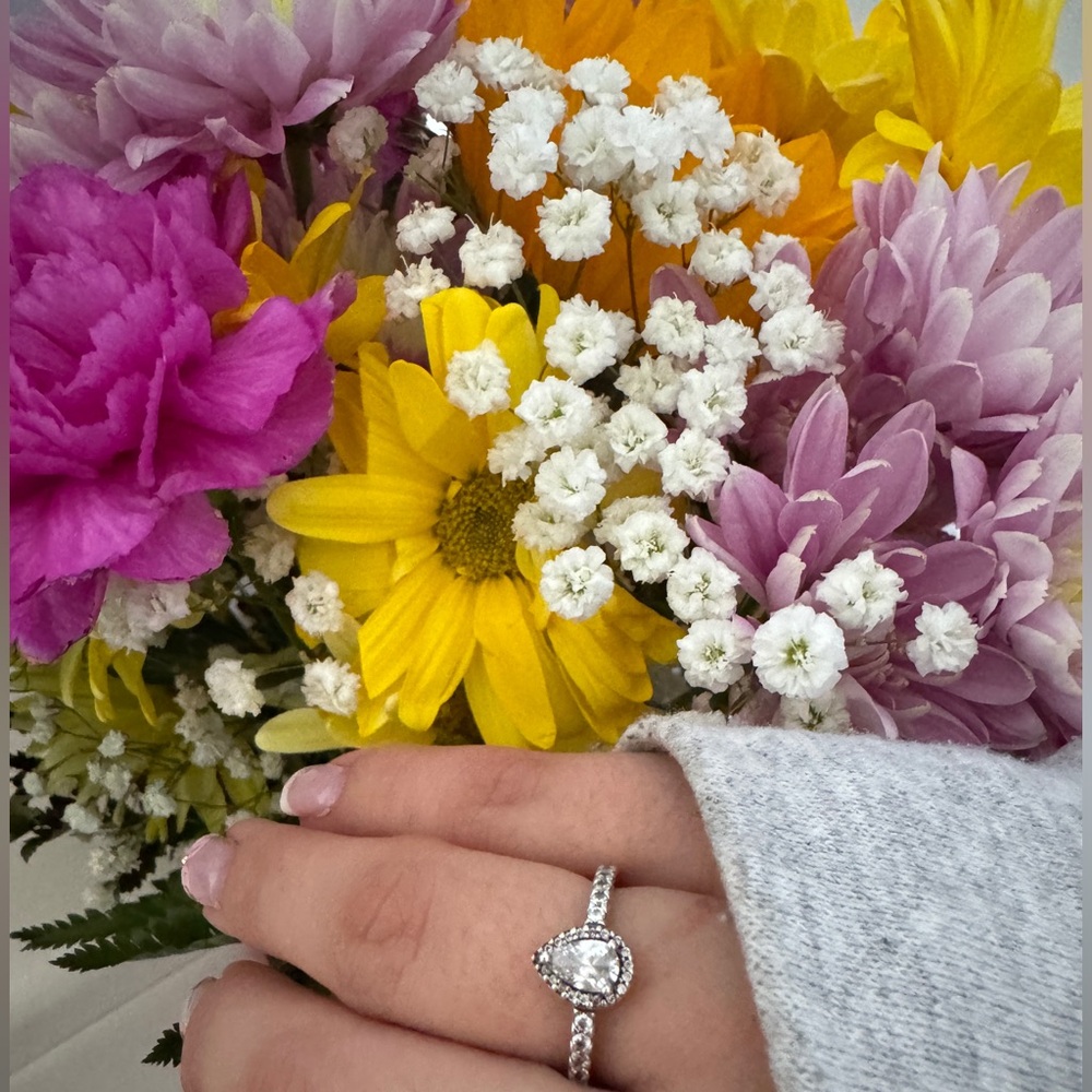 Pandora pear ring